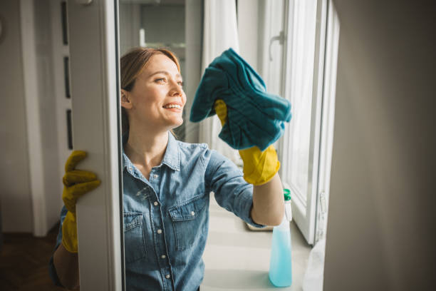 Professional cleaners providing high-quality cleaning service