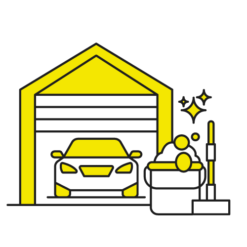 Garage sweeping only